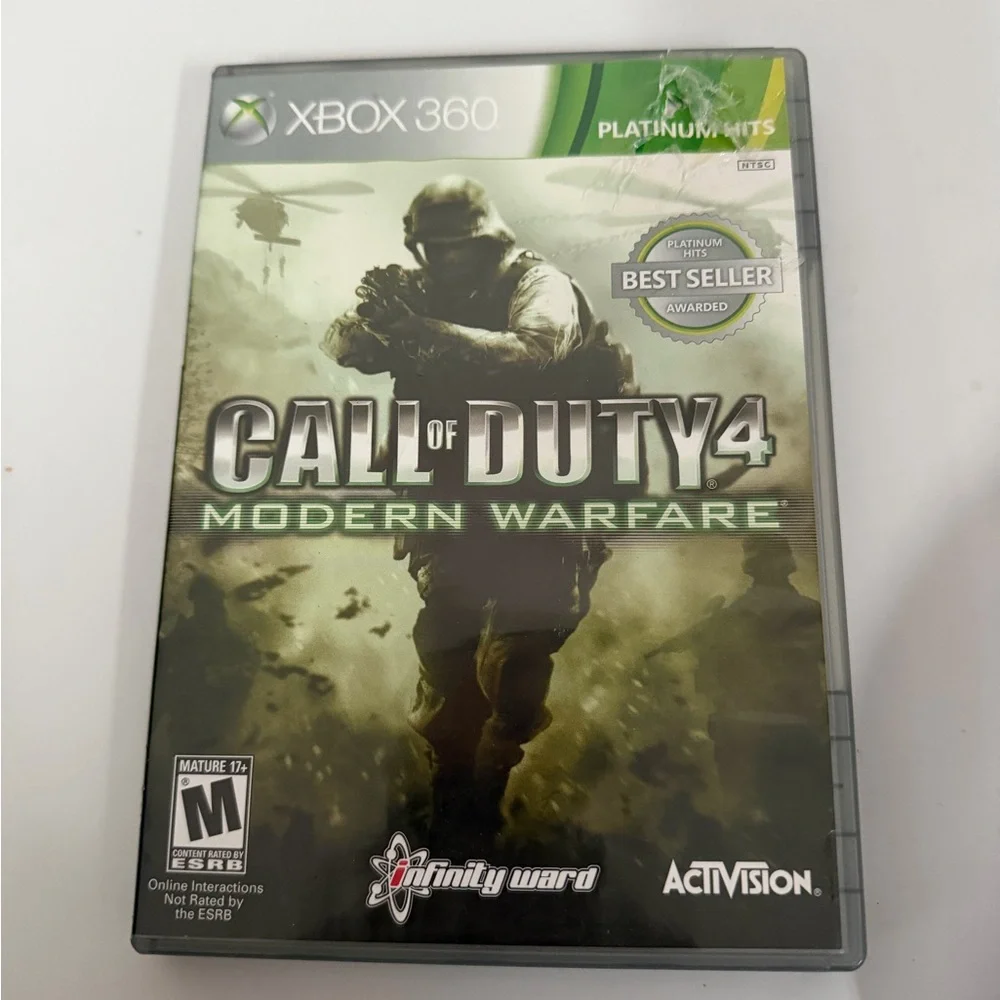 Call of Duty 4: Modern Warfare for Xbox 360 - with Manual tested WORKS GREAT